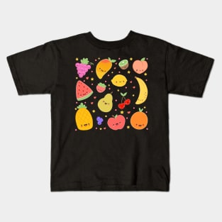 Kawaii fruits Kids T-Shirt